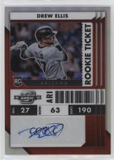 2022 Chronicles Contenders Rookie Ticket Optic Holo Prizm Drew Ellis Auto 12ty