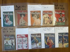 10 Captain Billy’s Whiz Bang 1926-1928 All Color Pin-Up Covers Roaring 20s B8#17