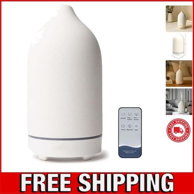 160ml Ceramic Essential Oil Diffuser - Ultrasonic Humidifier for Serenity