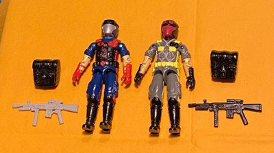 G.I. GI Joe gijoe 1986 VIPER +PYTHON PATROL VIPER with original weapons FREESHIP