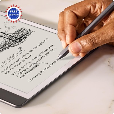 Amazon Kindle Scribe Premium Pen Sleek Stylus Design Improved Eraser Metallic