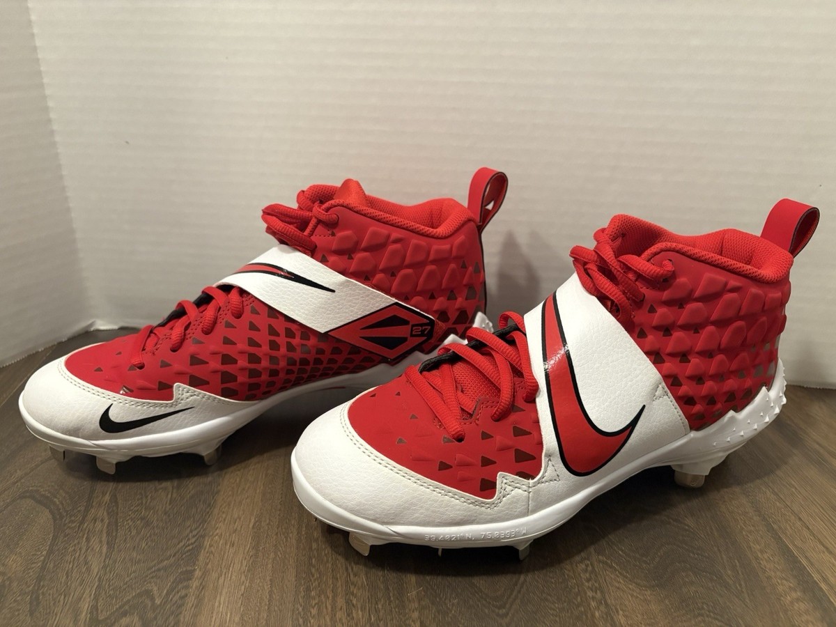 Nike Force Air Trout 6 Pro Sz: 7.5 University Red Metal  display picture 3
