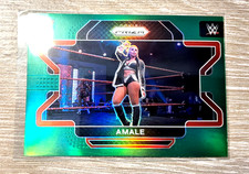 2022 Panini Prizm WWE Amale Rookie Green Prizm #54