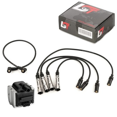 Ignition Leads Set Cable Coil for VW Golf 3 III 1H 1E7 Convertible Vento 1.8