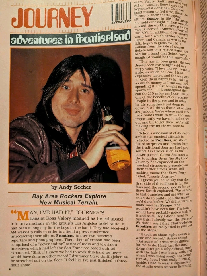 HIT PARADER Magazine May 1983 Van Halen, KISS, Pat Benatar, Foreigner, Aerosmith - Image 3 of 4