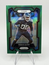 2023 Panini Prizm - Denico Autry #283 Green Prizm