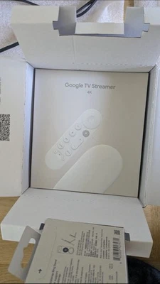 OVP + NEU: Google TV Streamer 4K 32GB + Pixelsnap Ring Stand - Bild 1 von 2