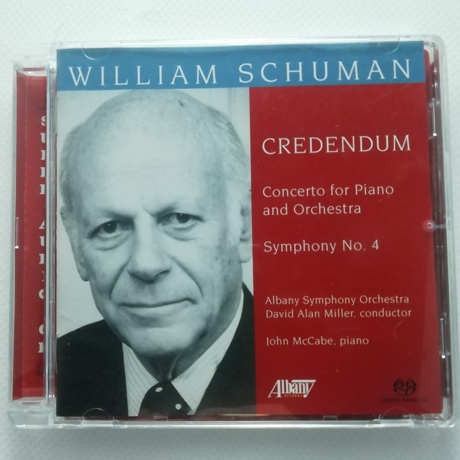 William Schuman: Symphony No. 4 etc. / Miller / McCabe / Albany SACD TROY 566