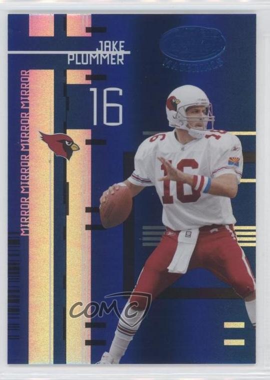 2005 Leaf Certified Materials Mirror Blue 11/50 Jake Plummer #121 9ap