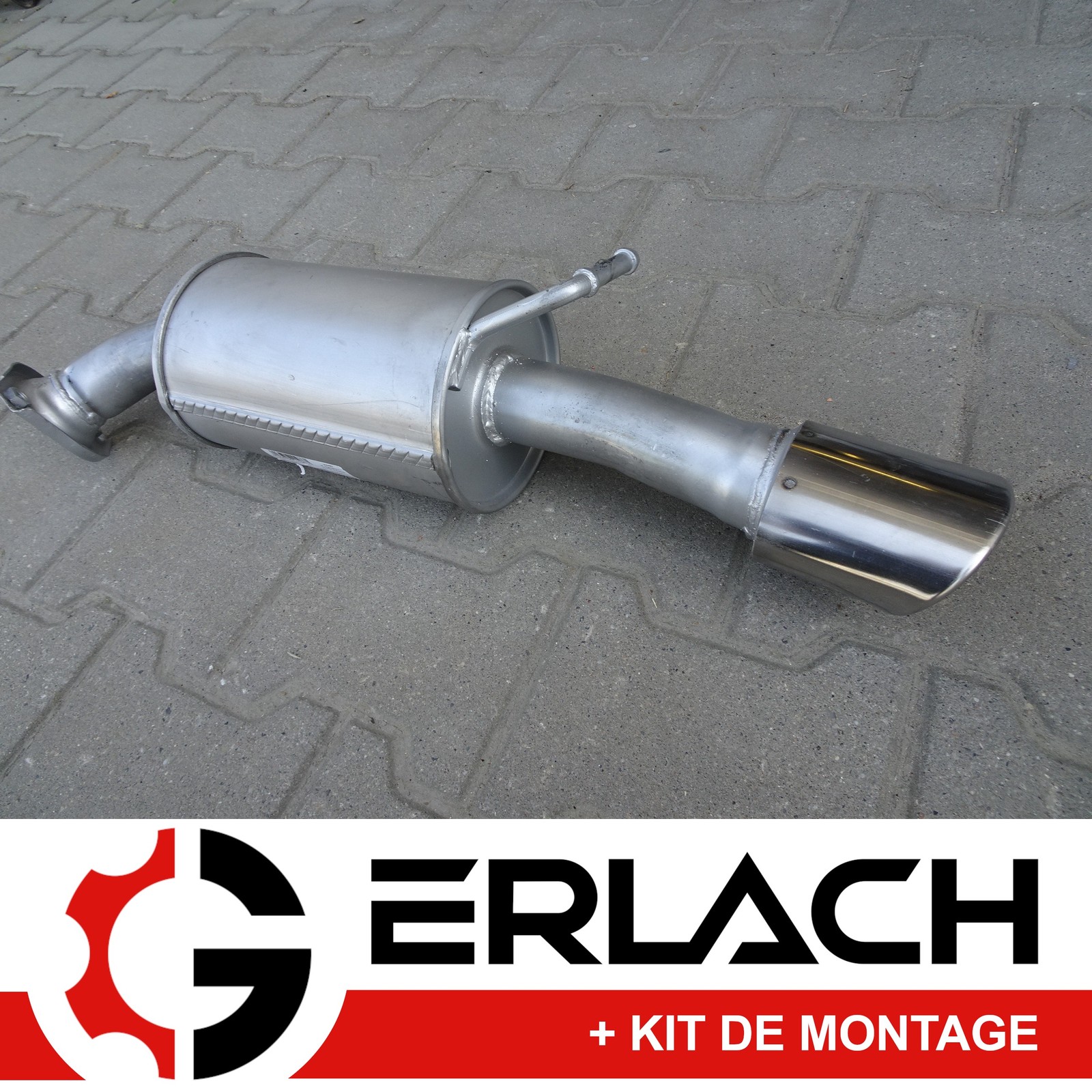 Silencieux arrière pour remplacer échappement rouillé Lexus RX 400h U3