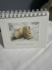 New Hallmark Sweet Baby Times Photo Album White 4 X 6 24 Photos Brand New