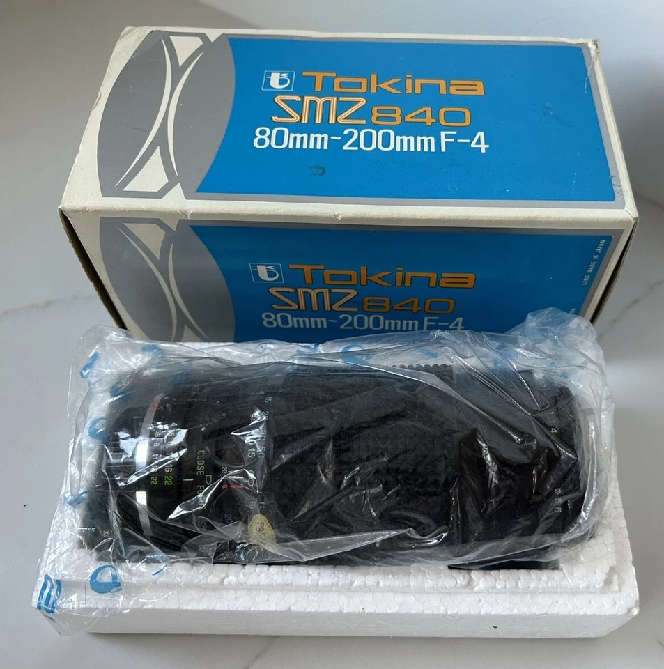 Tokina SMZ 840 80-200mm F-4 Telephoto Zoom Lens for Minolta Japan Untested EUC - Image 2 of 4