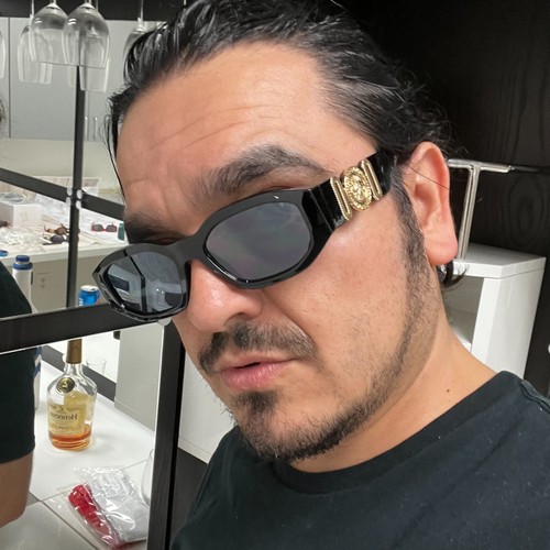 NUEVAS GAFAS DE SOL CLÁSICAS HIP HOP ESTILO RAPERO Marco Negro ORO LENTES OSCURAS GÁNGSTER - Imagen 7 de 44