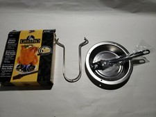 GrillPro Set Girarrosto per Pollo in Acciaio Inox e Spazzola per Basting in Silicone 41333