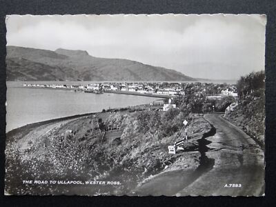 Ross & Cromarty WESTER ROSS Der Weg nach Ullapool ca. 1960er RP Postkarte J.B. White