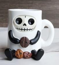 Furrybones Cup of Joe The Coffee Bean Morning Drink Mug Furry Bone Figurine