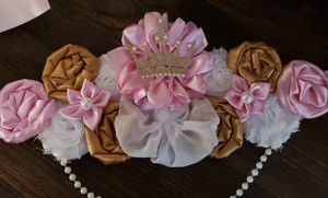 baby shower sash belt