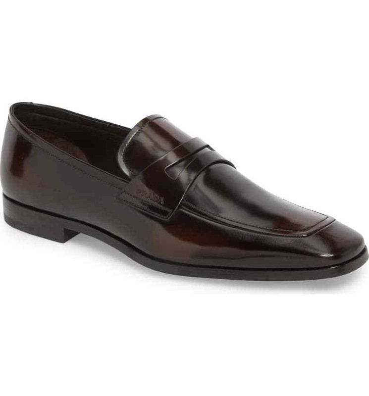 100% AUTHENTIC NEW MEN PRADA BROWN PENNY LOAFERS/DRIVERS UK 9/US 10