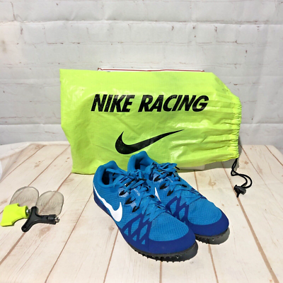 Nike mens‎ sz 12 rival m 806555-414  track racing Blue Athletic Shoes Nike Zoom Rival M Track Sprint Spikes Shoes 806555-414 Blue  main image 4