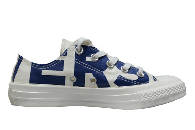 CONVERSE DAMEN BIG LOGO SNEAKER SCHUHE FREIZEITSCHUH WEIß NAVY GR WÄHLBAR *NEU*