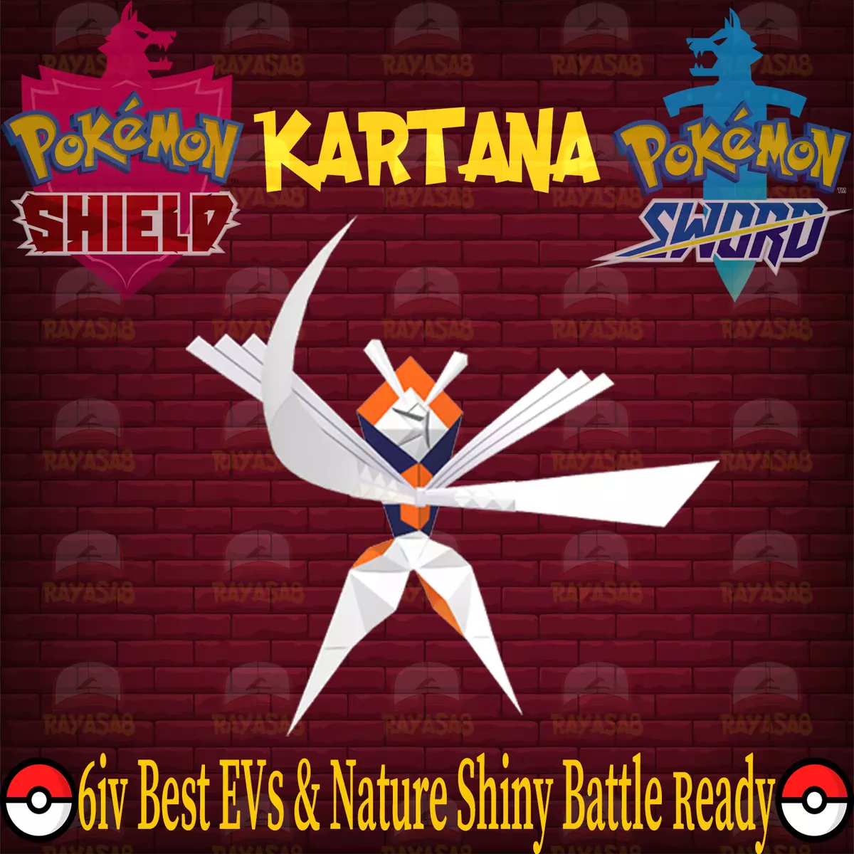 🌟Kartana Shiny Best Stats Pokemon Sword and Shield Home🌟