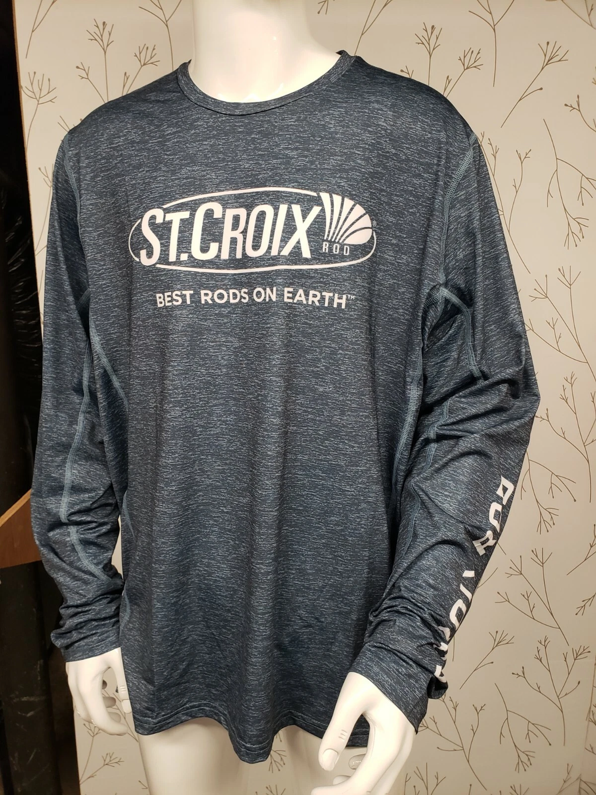Crewneck Spf ST.CROIX fishing Shirt Long Sleeve, Medium