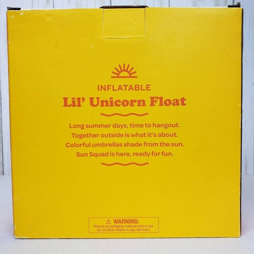 Sun Squad Kids' Unicorn Lil' Water Float 12-36 months NEW in Box - Bild 2 von 4
