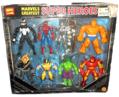 marvel's greatest super heroes 8 PACK stan lee signature series