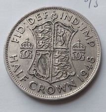 1948 King George VI Second Coinage Halfcrown Half Crown Circulated Condition