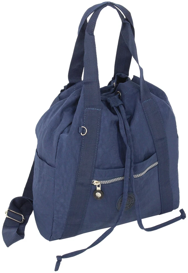 2 in 1 Rucksack Tasche Damen City Daypack sehr leicht Nylon bequem- in 6 Farben - Bild 2 von 4