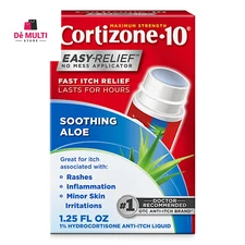 Cortizone-10 1% Hydrocortisone anti Itch Roll-On Liquid for Eczema and Bug Bite
