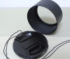 62 mm Metal Camera Lens Hood + 67mm Cap for Tele Lens 62TC67