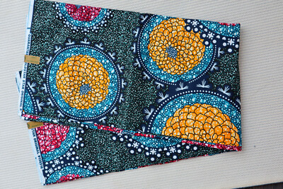 Afrikanische Baumwolle Print Fabrics Ankara Wachs schöne Farben Breite 115 cm