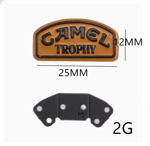 Metal Label Camel Trophy For DJ TRX4M 1/18 1/24 Defender of Land RoverD90D110 - Picture 2 of 5