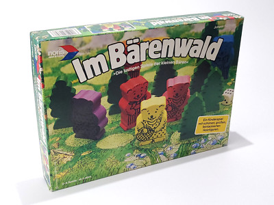 Im Bärenwald Holzfiguren Kinder-Spiel Das Spiel wird nicht mehr produziert Noris