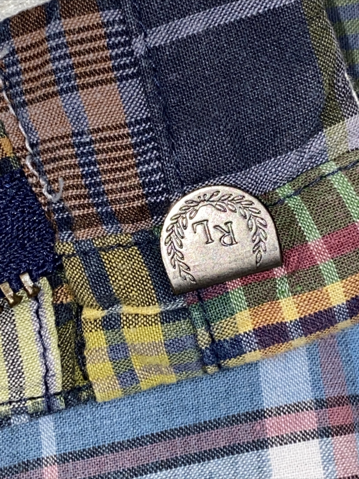 Polo Ralph Lauren Madras Patchwork Multicolored P… - image 10