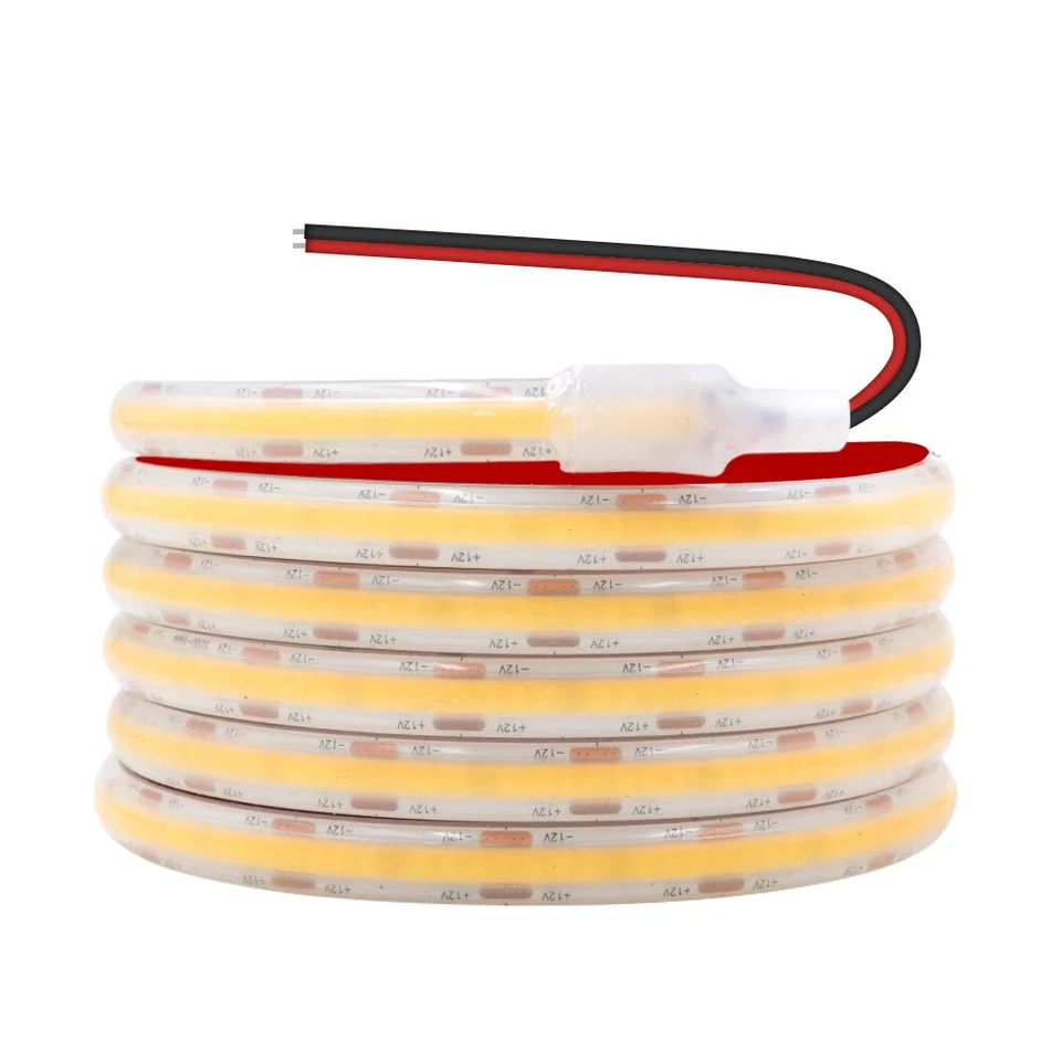 IP68 Wasserdicht 320COB LED Streifen Licht DC 24V RA90 Flexibles Band Band Dichte - Bild 3 von 4