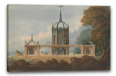 Kunstdruck William Hurst Ashpitel - Design für eine gotische ''Belle Vue''