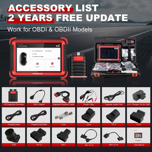 KINGBOLEN K8 Elite Keey Programmier KFZ Diagnosegerät OBD2 Diagnose Scanner IMMO - Bild 9 von 17