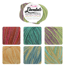 King Cole Linendale Reflections DK 50g Double Knitting Cotton Linen Yarn