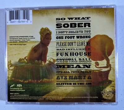 Pink - Funhouse CD 2008 12 Song Studio Album 7x Platinum Please