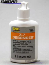 ZAP Z-7 DEBONDER FOR CA / SUPER GLUE REMOVAL FROM SKIN AND WORK SURFACES ZAP16