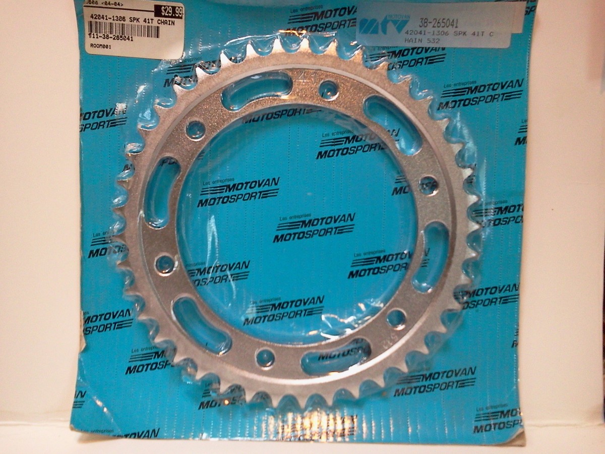にー MOTOVAN '88 '89 '90 ZX1000 B1 B2 B3 REAR SPROCKET 41T STEEL