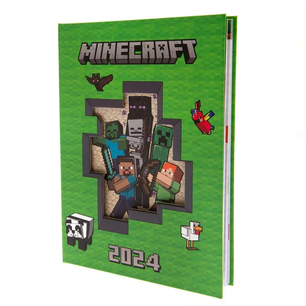 Minecraft 2024 Calendar And Diary Gift Set en 2023