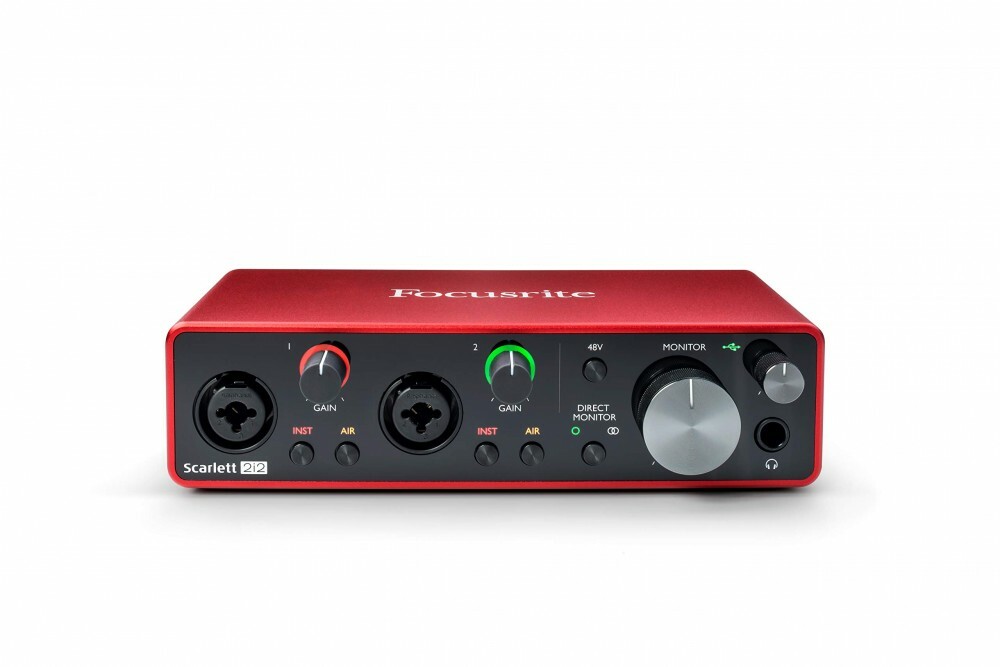 Focusrite Scarlett 2i2 3rd Gen USB Audio Interface with Pro