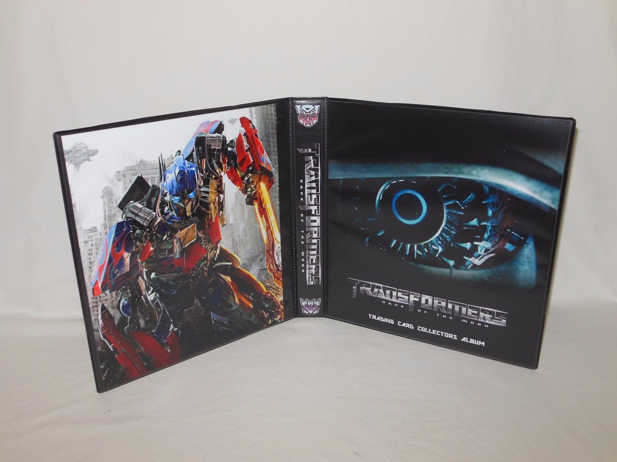 Custom Made Transformers Dark of the Moon Trading Card Binder Graphics Only