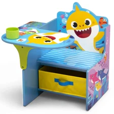 Baby Chair Desk Storage Bin Kids Children Toy Box Scratch Resistant Multicolor