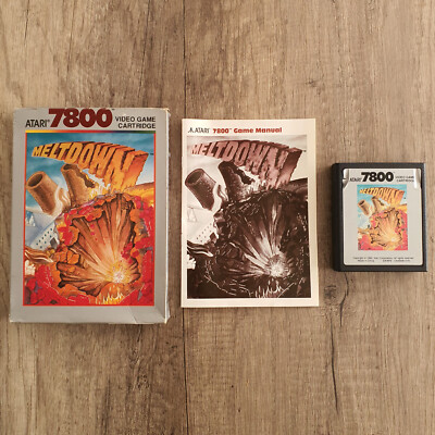 Atari 7800   Meltdown   komplett in OVP | CIB | RAR
