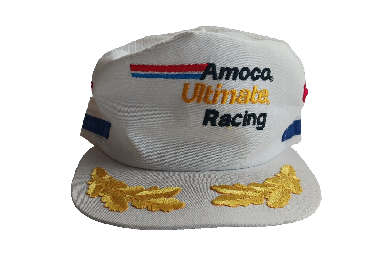 Beautiful Vintage Amoco Ultimate Racing Mesh Snapback Hat  display picture 1