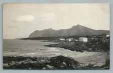 Playa El Mal Pas ALCUDIA Balearic Islands Spain RPPC Antique Photo ~1920s
